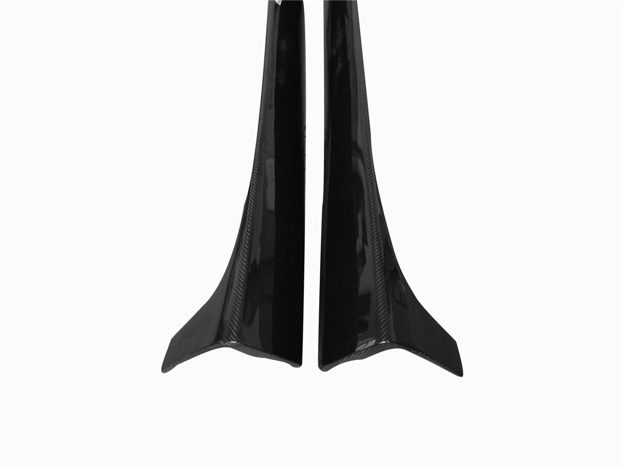 2012-2014 Mercedes Benz W204 C Class Coupe DP Style Carbon Fiber Side Skirts Under Board