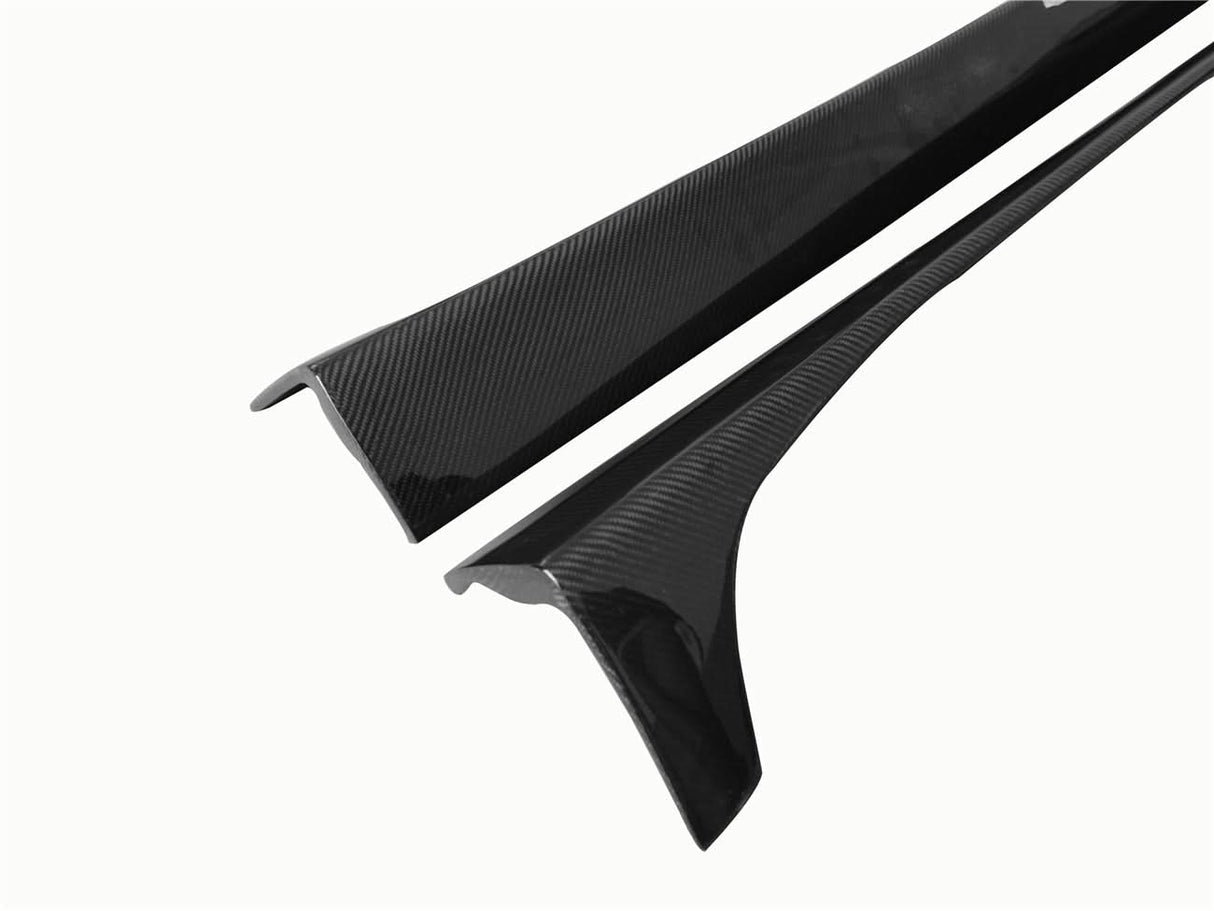2012-2014 Mercedes Benz W204 C Class Coupe DP Style Carbon Fiber Side Skirts Under Board