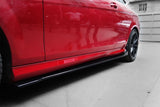 2012-2014 Mercedes Benz W204 C Class Coupe DP Style Carbon Fiber Side Skirts Under Board