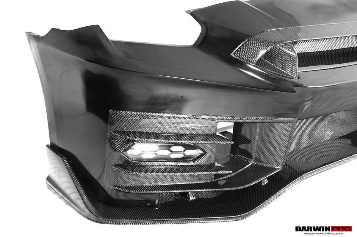 2008-UP Nissan GTR R35 Part Carbon Fiber Front Bumper DarwinPRO (2024-Nismo Style) Fits EBA, FBA