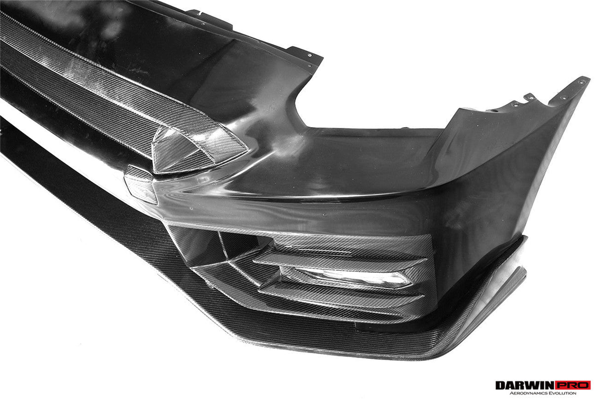 2008-UP Nissan GTR R35 Part Carbon Fiber Front Bumper DarwinPRO (2024-Nismo Style) Fits EBA, FBA