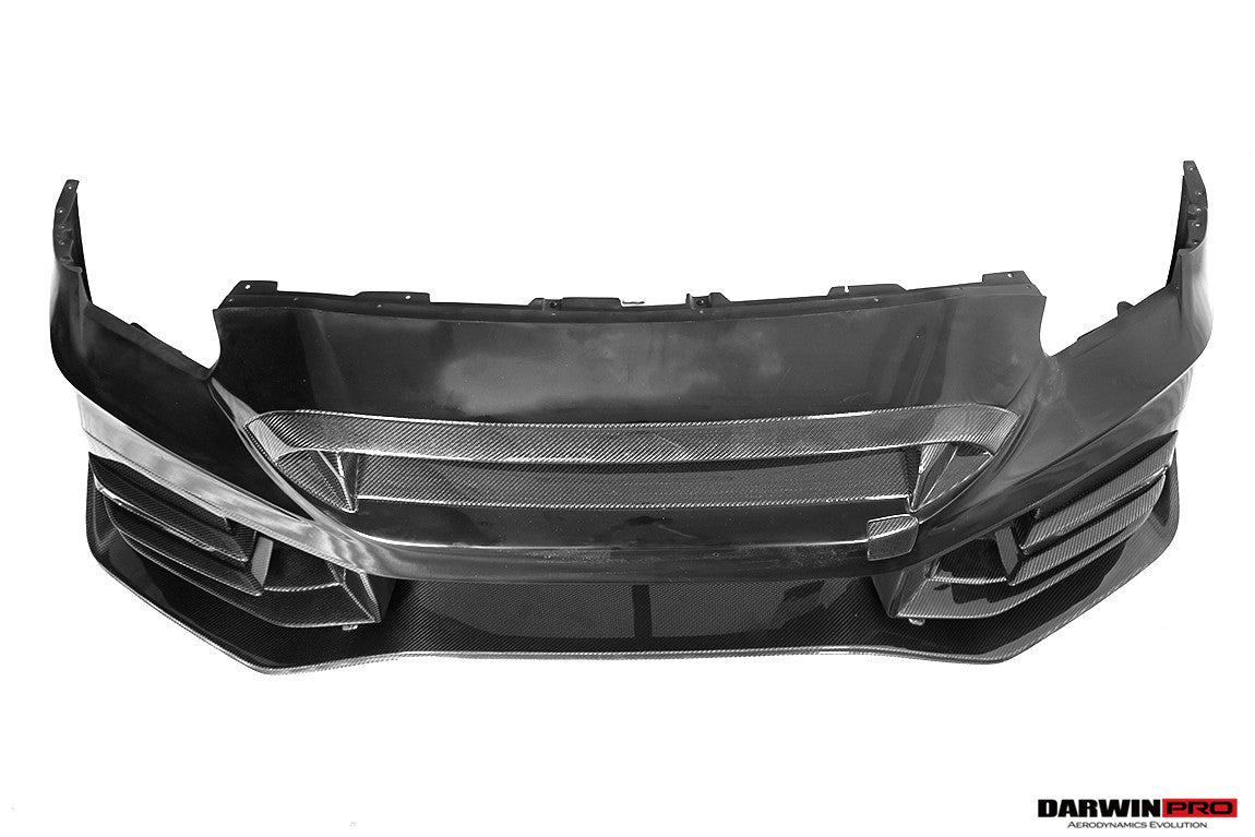 2008-UP Nissan GTR R35 Part Carbon Fiber Front Bumper DarwinPRO (2024-Nismo Style) Fits EBA, FBA