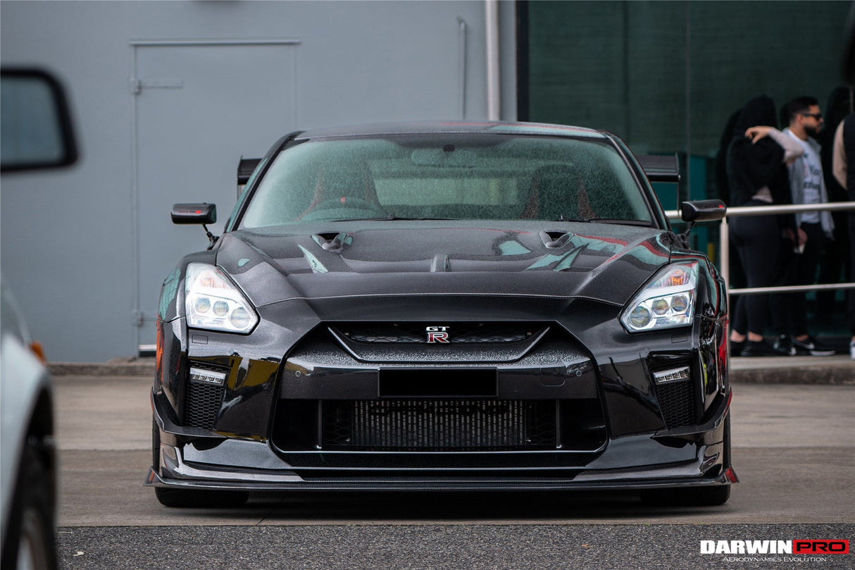 DarwinPRO 2008-2023 Nissan GTR R35 BKSSII Style Carbon Fiber Hood | Fit CBA, DBA, EBA