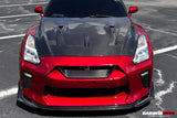 DarwinPRO 2008-2023 Nissan GTR R35 BKSSII Style Carbon Fiber Hood | Fit CBA, DBA, EBA