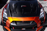 DarwinPRO 2008-2023 Nissan GTR R35 BKSSII Style Carbon Fiber Hood | Fit CBA, DBA, EBA