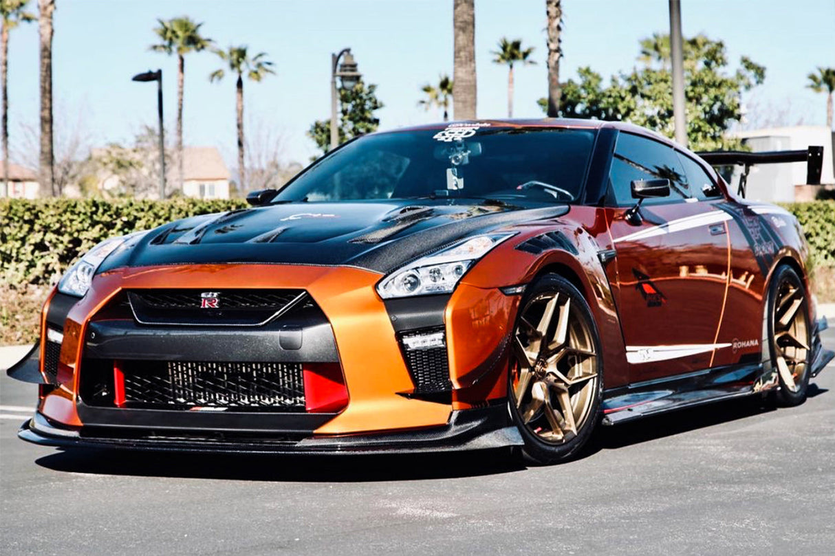 DarwinPRO 2008-2023 Nissan GTR R35 BKSSII Style Carbon Fiber Hood | Fit CBA, DBA, EBA