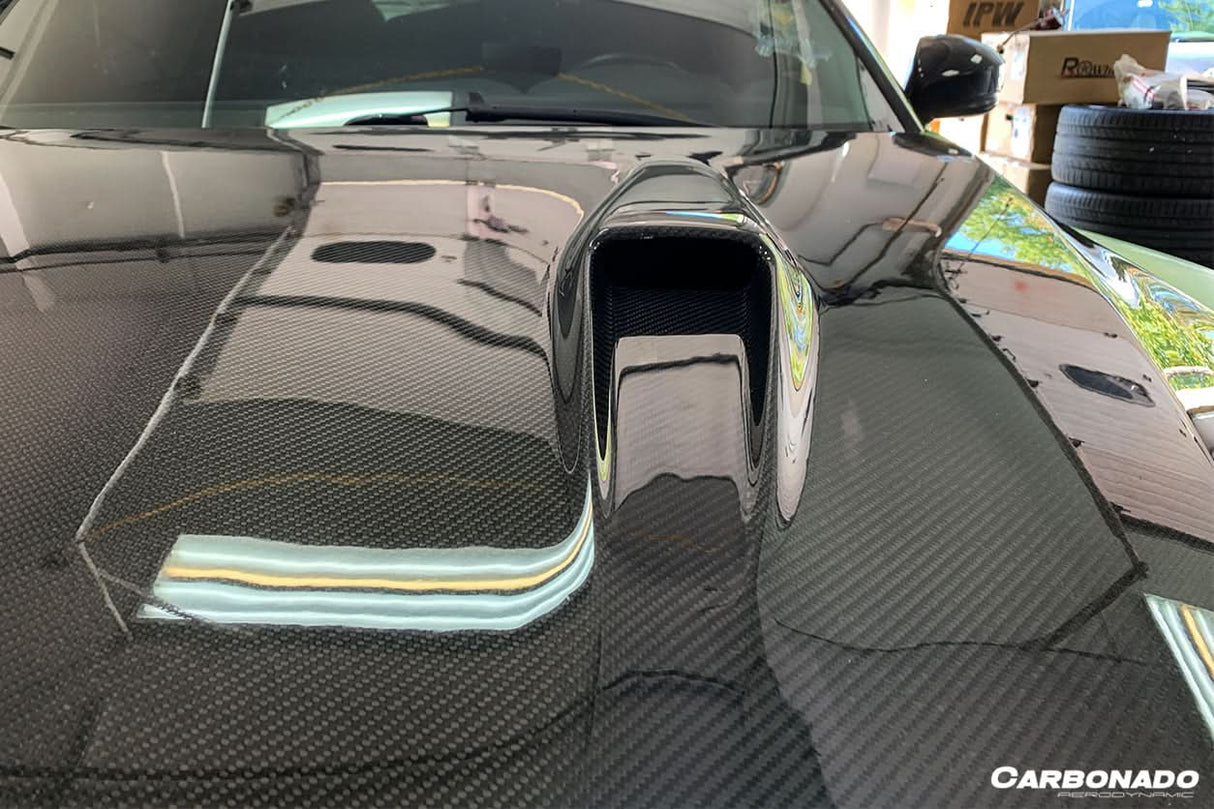 2008-2016 Nissan GTR R35 CBA DBA BSE Style Carbon Fiber Hood