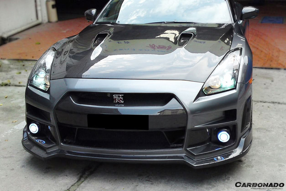 2008-2016 Nissan GTR R35 CBA DBA BSE Style Carbon Fiber Hood