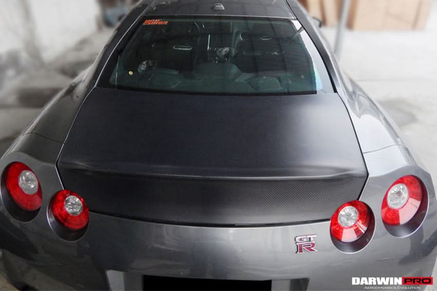 2008-2025 Nissan GTR R35 CBA DBA EBA AMS Style Carbon Fiber Trunk
