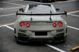 DarwinPRO 2008-2023 Nissan GTR R35 CBA DBA EBA BKSSII Style Rear Bumper with Diffuser Undertray And LED Light