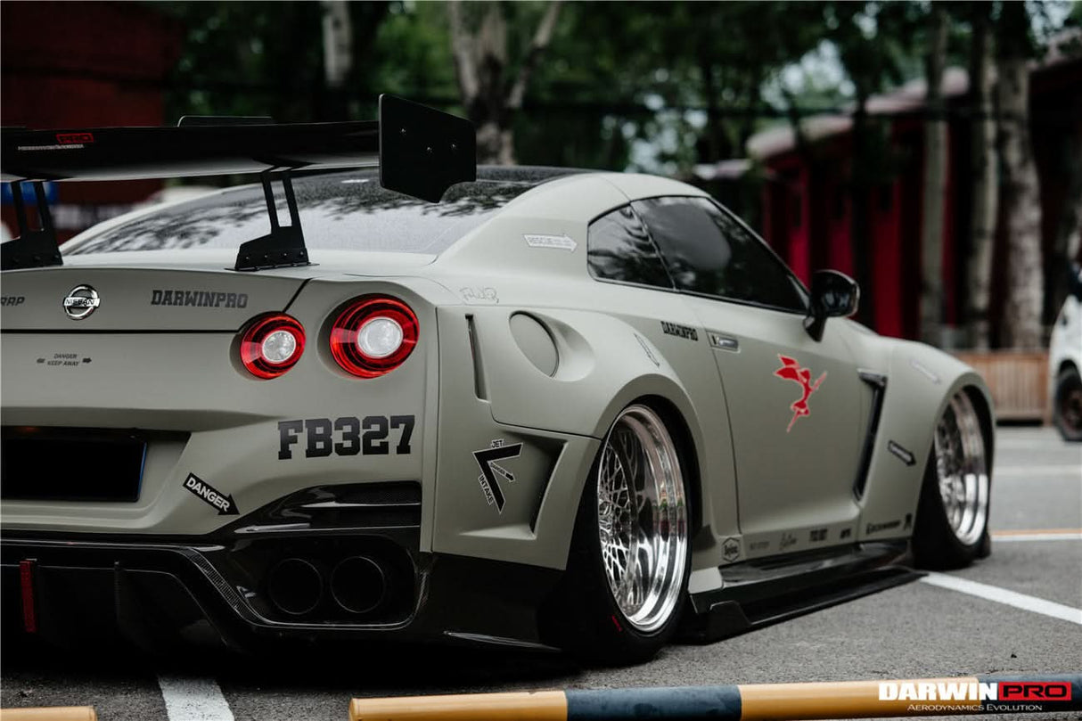 DarwinPRO 2008-2023 Nissan GTR R35 CBA DBA EBA BKSSII Style Partial Carbon Fiber Full Wide Body Kit