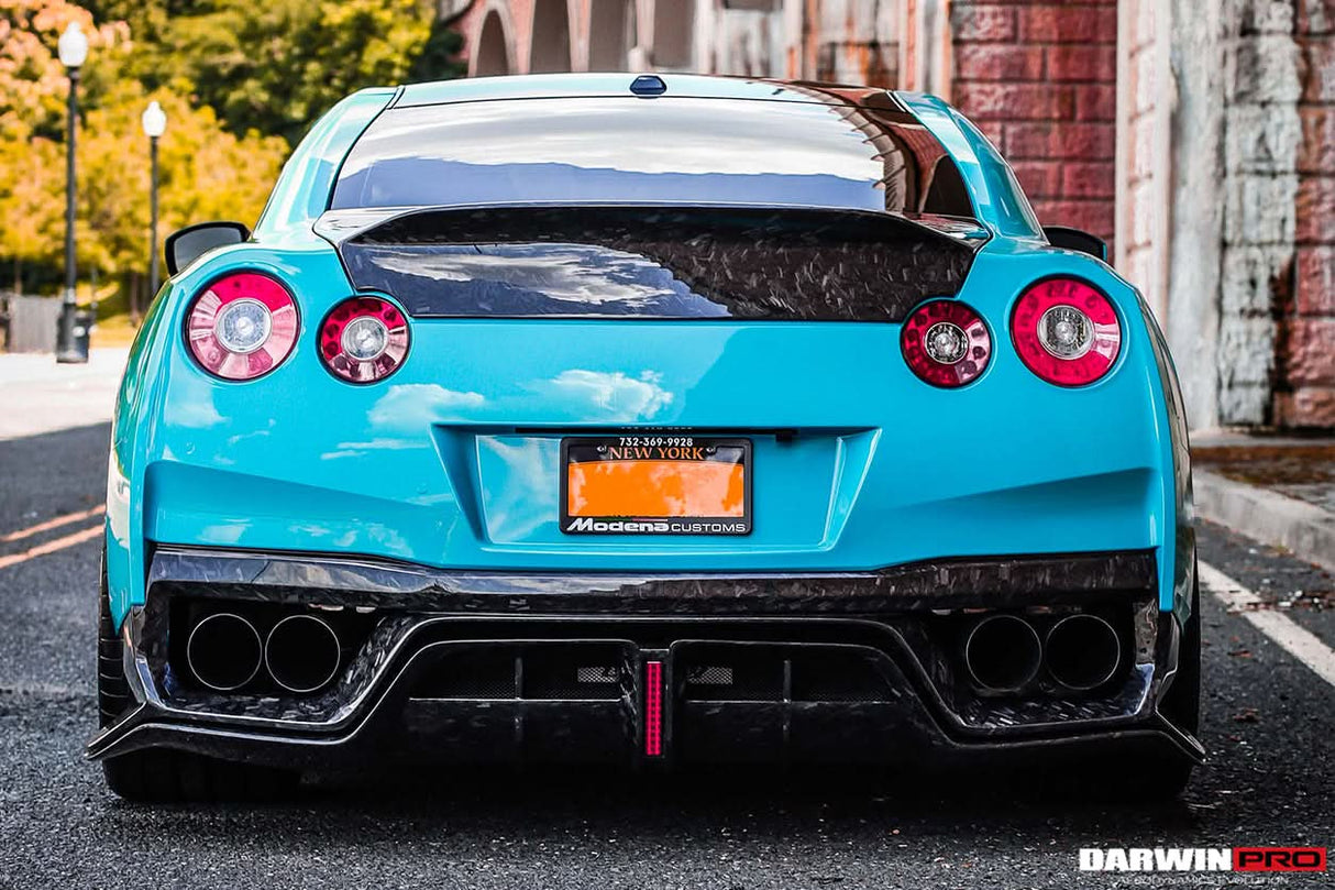 2017-2023 Nissan GTR R35 EBA Carbon Fiber Rear Diffuser DarwinPRO (BKSS)
