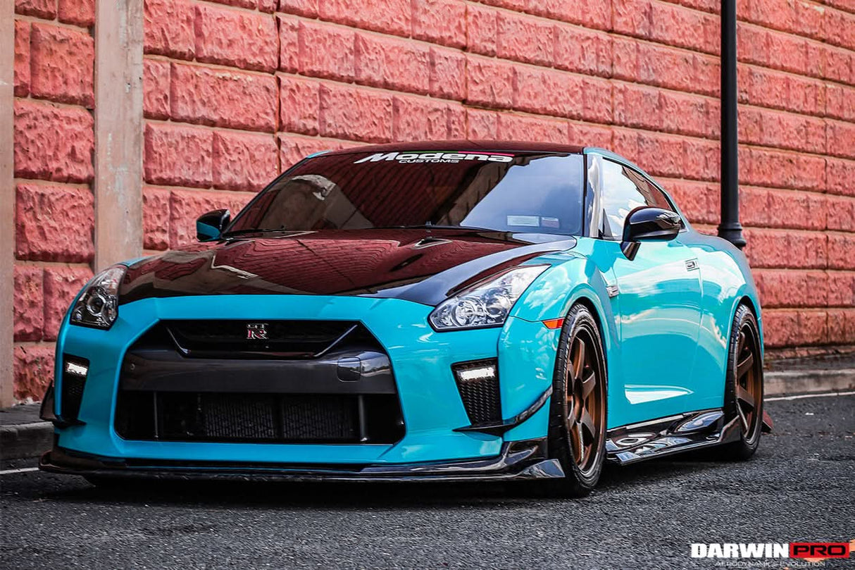 2017-2023 Nissan GTR R35 EBA BKSS Style Carbon Fiber Front Lip