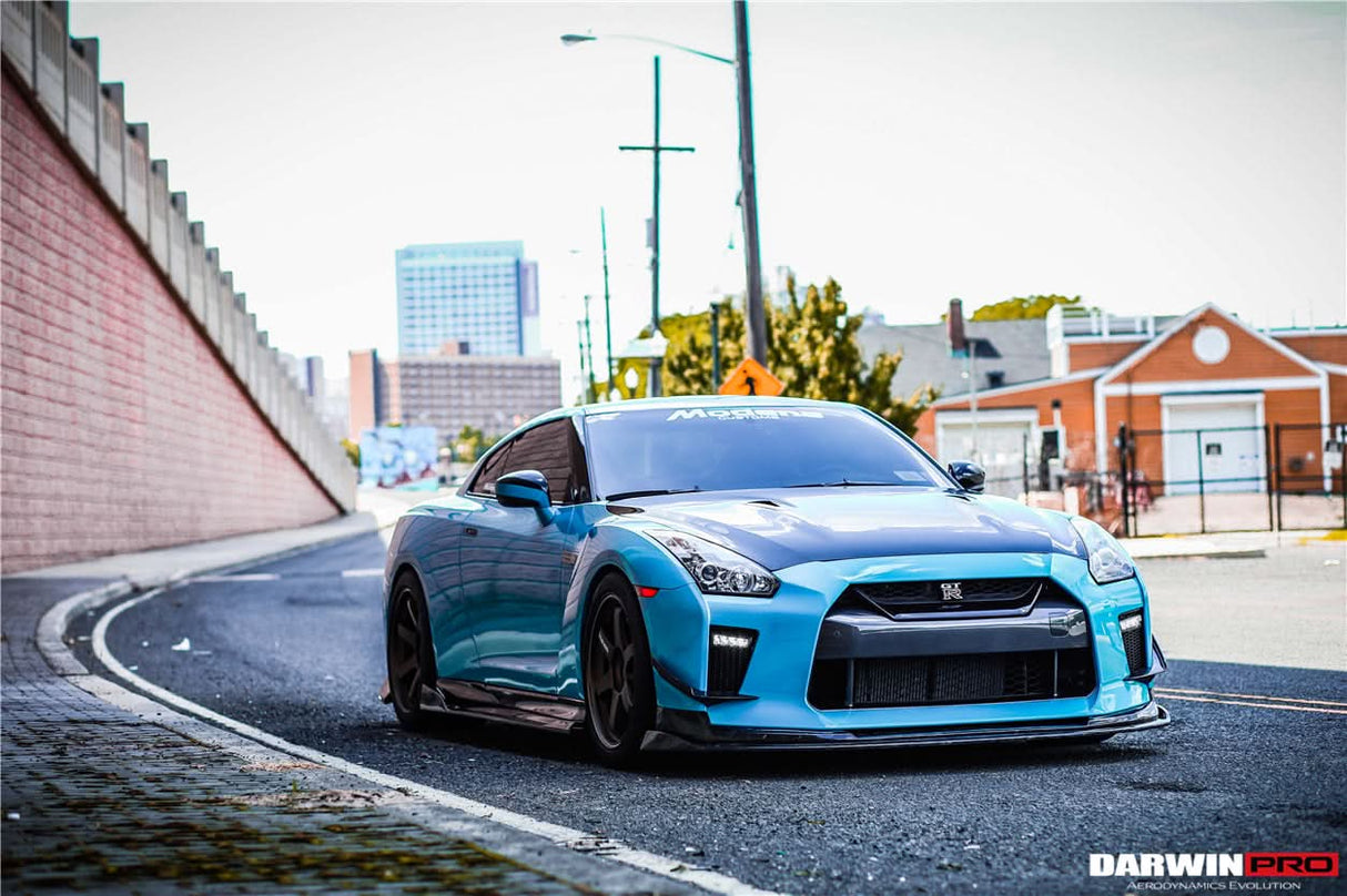 2017-2023 Nissan GTR R35 EBA BKSS Style Carbon Fiber Front Lip