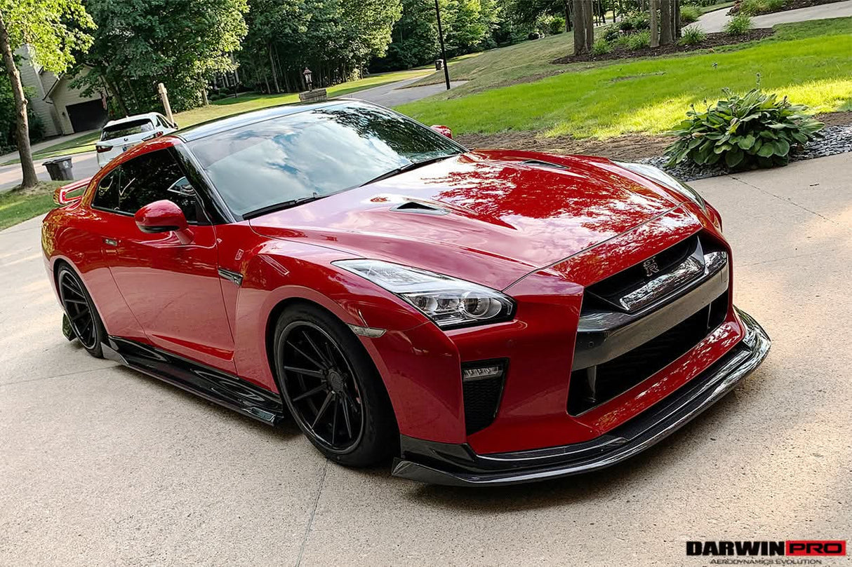 2008-2023 Nissan GTR R35 EBA BKSS Style Carbon Fiber Side Skirts