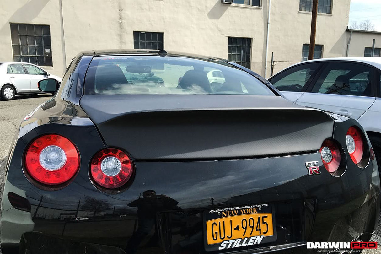 2008-2025 Nissan GTR R35 DLK Style Carbon Fiber Trunk | Fits CBA DBA EBA