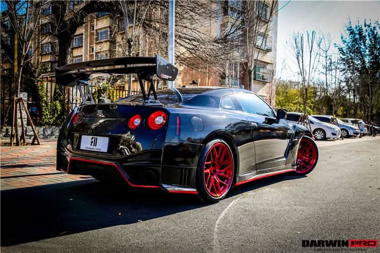 2008-2016 Nissan GTR R35 CBA DBA Ver15 NSM Style Part Carbon Fiber Full Body Kit