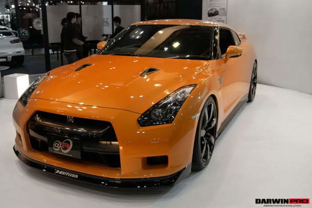 2008-2011 Nissan GTR R35 CBA ZEL Style Carbon Fiber Front Lip