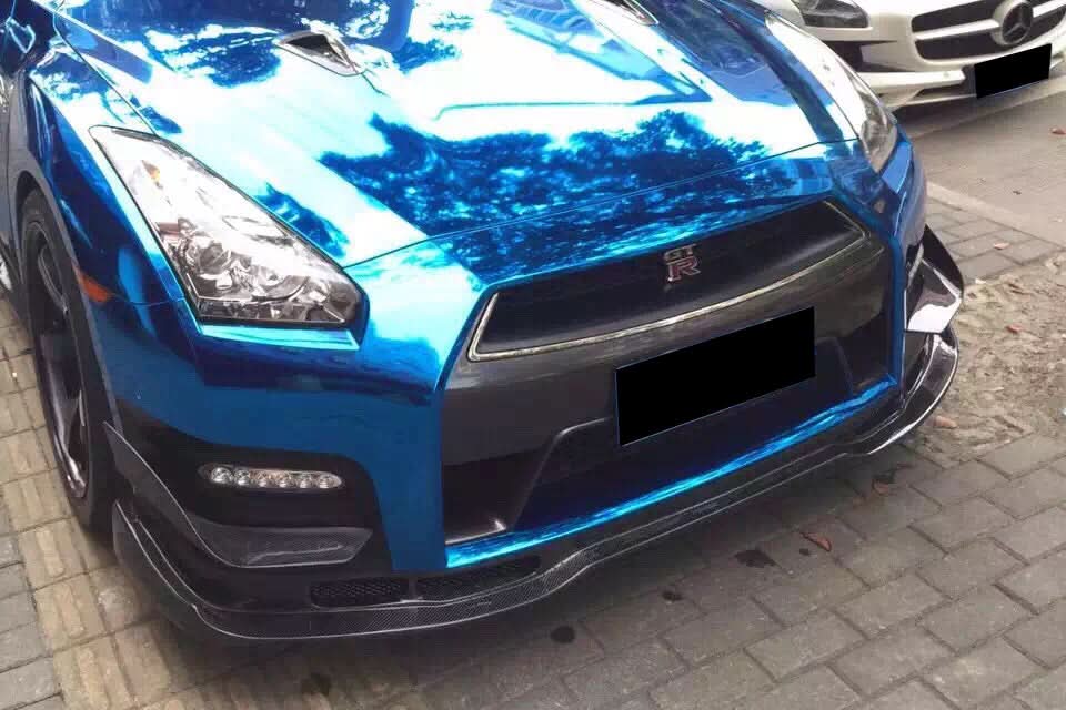 2012-2016 Nissan GTR R35 DBA Carbon Fiber Front Lip - Carbonado (BSE)