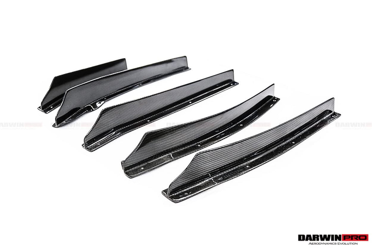 2012-2023 Nissan GTR R35 DBA EBA BKSS Style Carbon Fiber Rear Diffuser Canards