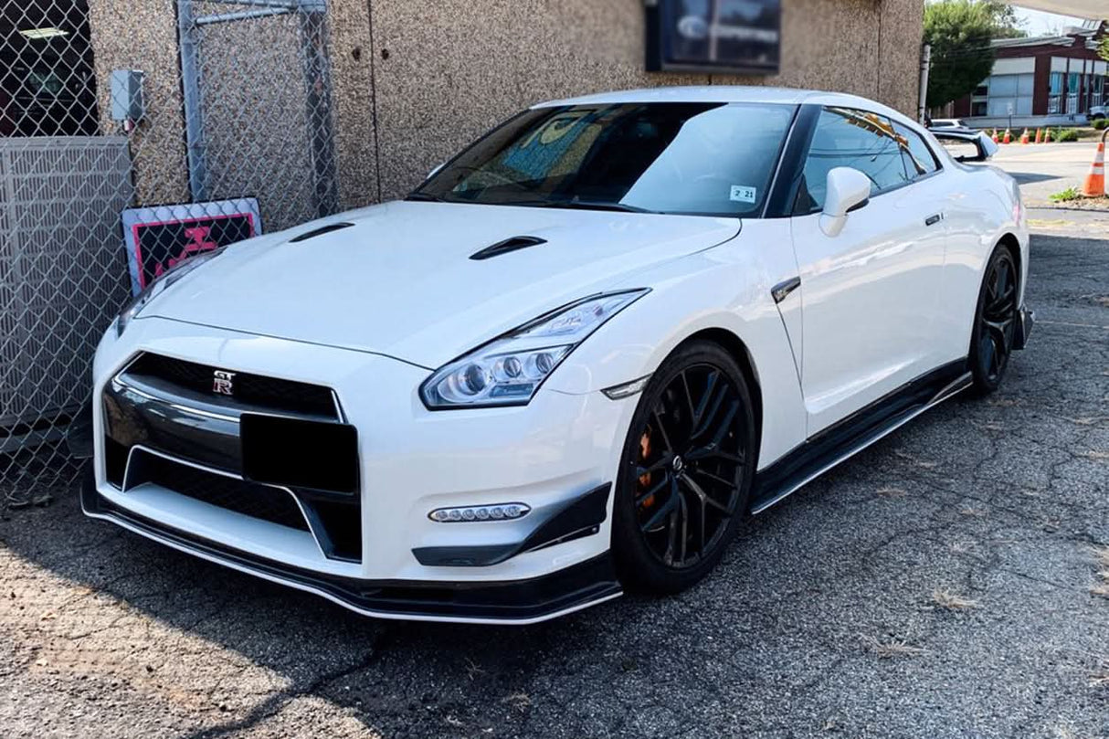 2012-2016 Nissan GTR R35 DBA NSM Style Partial Carbon Fiber Front Lip