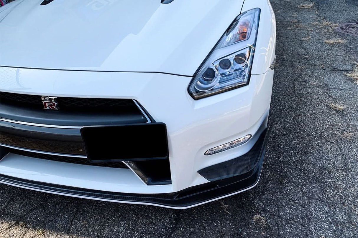 2012-2016 Nissan GTR R35 DBA NSM Style Partial Carbon Fiber Front Lip