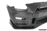 2017-2023 Nissan GTR R35 EBA NSM Style Partial Carbon Fiber Front Bumper