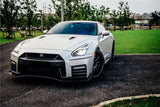 2017-2023 Nissan GTR R35 EBA NSM Style Partial Carbon Fiber Front Bumper