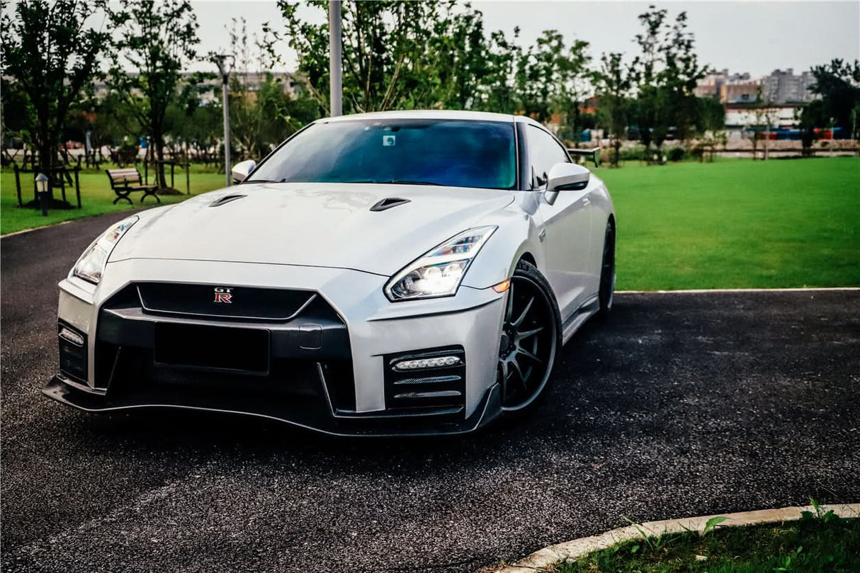 2008-2023 Nissan GTR R35 CBA | DBA Carbon Fiber Side Skirts - DarwinPRO (NSMO)