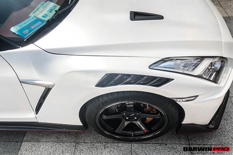 2008-2023 Nissan GTR R35 CBA DBA EBA NSM Style Partial Carbon Fiber Fender