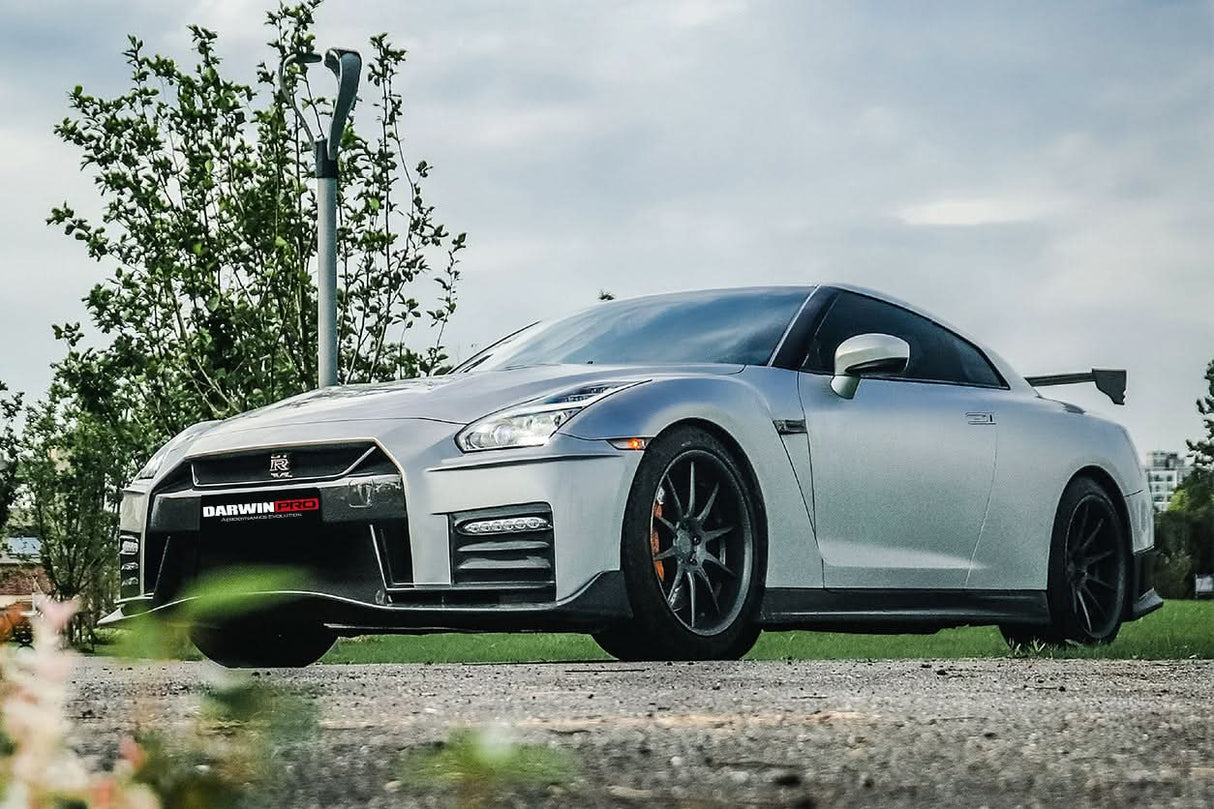 2008-2023 Nissan GTR R35 CBA | DBA Carbon Fiber Side Skirts - DarwinPRO (NSMO)
