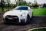 DarwinPRO 2008-2016 Nissan GTR R35 CBA DBA Ver17 NSM Style Partial Carbon Fiber Front Bumper