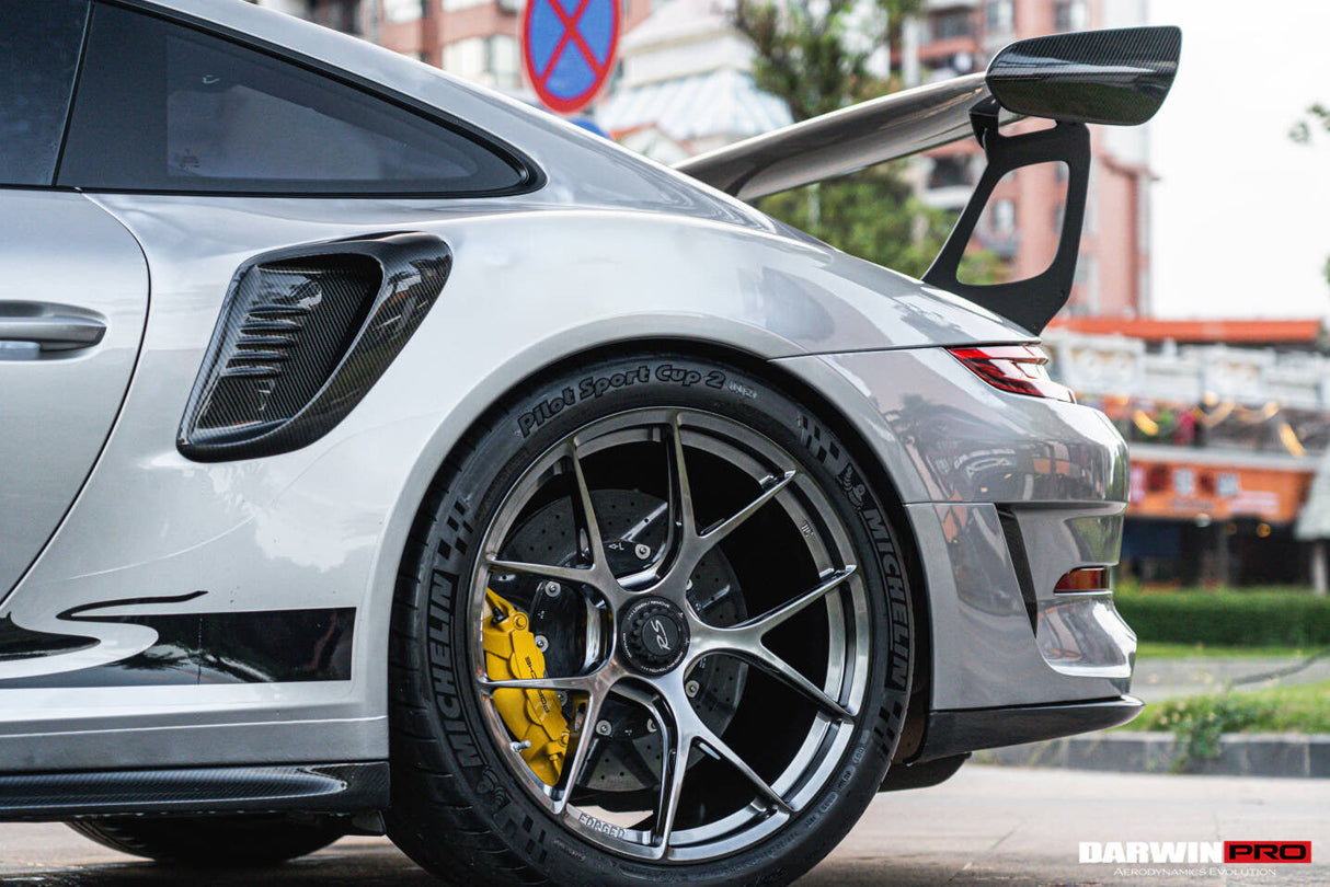 2015-2019 Porsche 911 991.2 GT3RS Only Autoclave Carbon Fiber Quarter Panel Side Scoops DarwinPRO (OE)