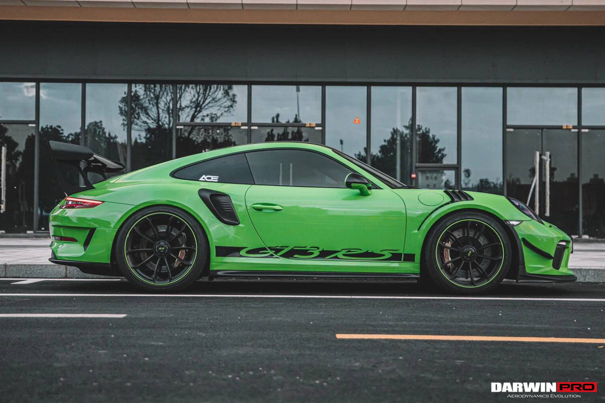 2015-2019 Porsche 911 991.2 GT3RS Only Autoclave Carbon Fiber Side Skirts DarwinPRO (OE)