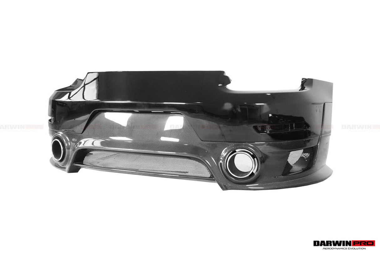 2013-2019 Porsche 911 991 Turbo S GT2RS Style Partial Carbon Fiber Rear Bumper