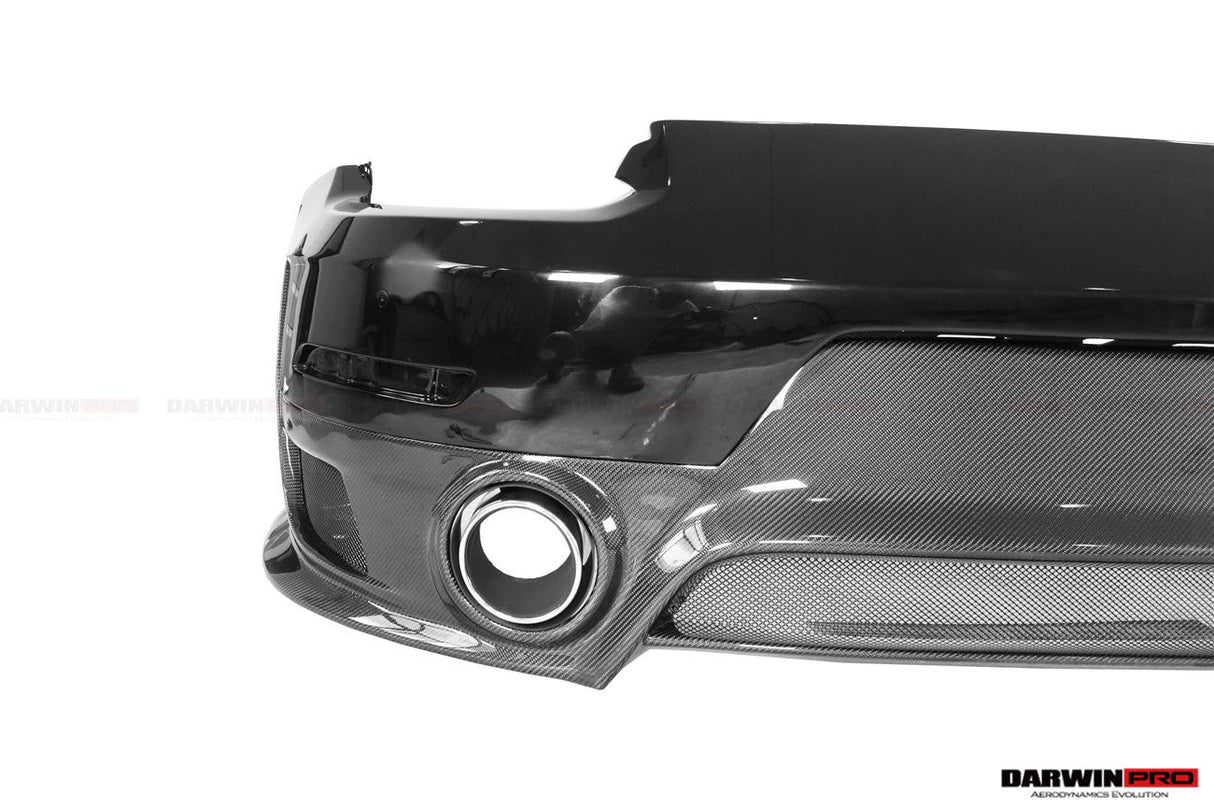 2013-2019 Porsche 911 991 Turbo S GT2RS Style Partial Carbon Fiber Rear Bumper