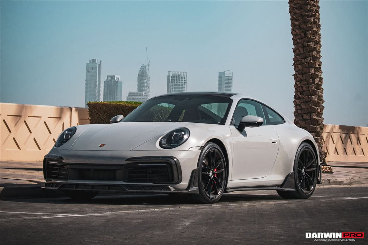 Darwinpro 2019-2024 Porsche 911 992 Carrera 4 4S Targa Cabriolet BKSSII Style Front Bumper Vent Trims