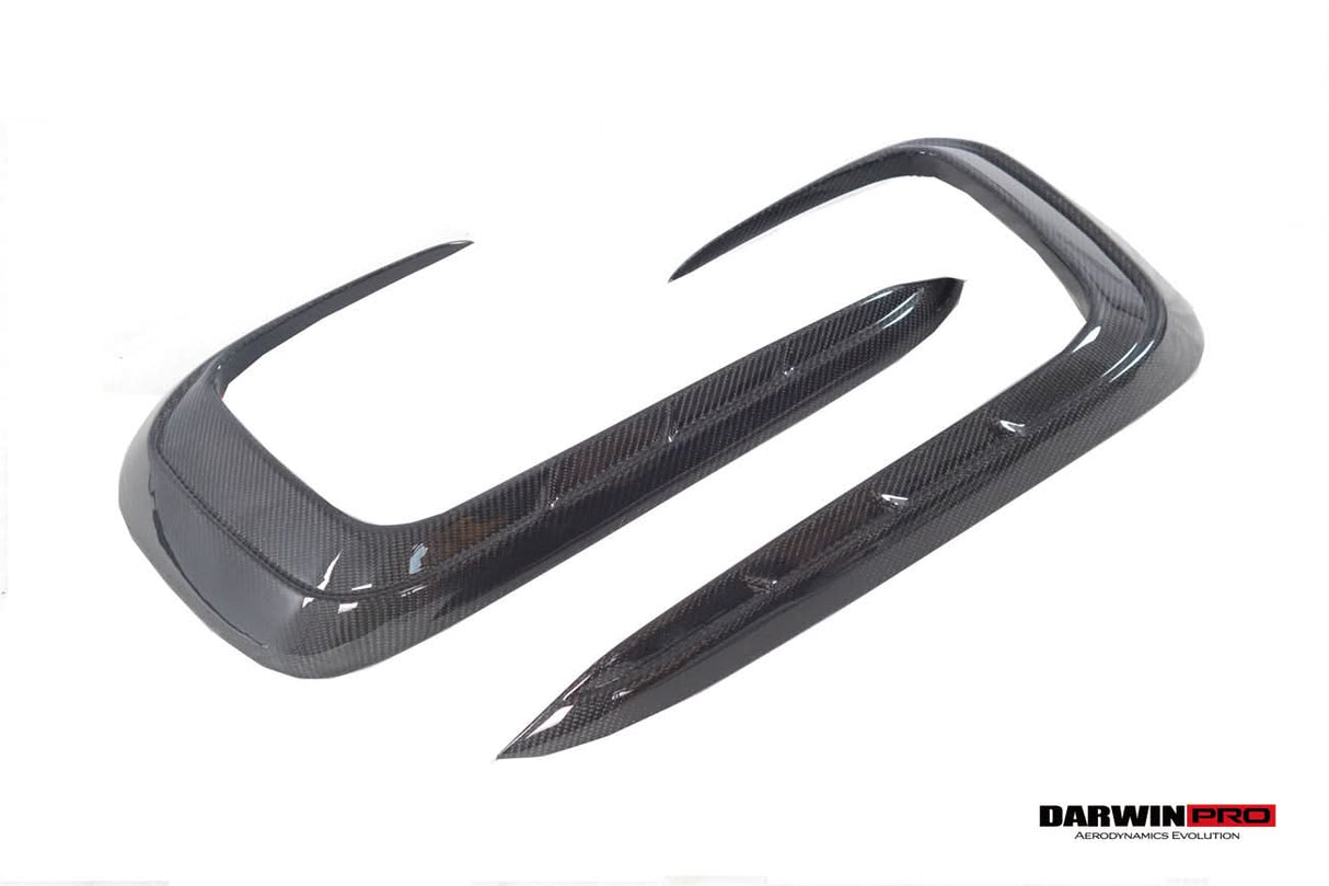 Darwinpro 2019-2024 Porsche 911 992 Carrera 4 4S Targa Cabriolet BKSSII Style Front Bumper Vent Trims