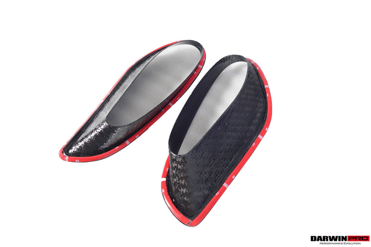 2013-2019 Porsche 991 Turbo S Carbon Fiber Quarter Panel Side Scoops DarwinPRO (OE)