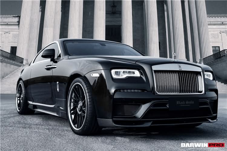 DarwinPRO 2016-2021 Rolls-Royce Wraith BKSS Style Carbon Fiber Side Skirts