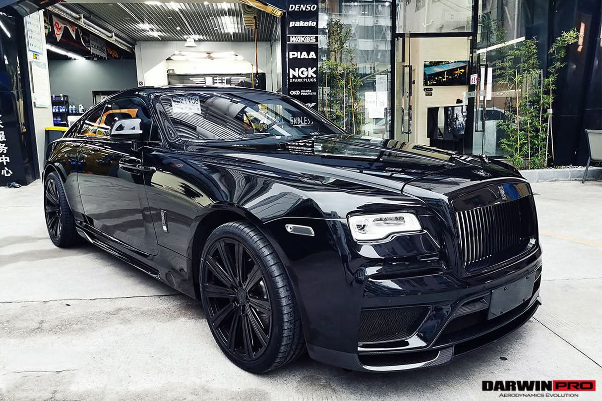 DarwinPRO 2016-2021 Rolls-Royce Wraith BKSS Style Carbon Fiber Side Skirts