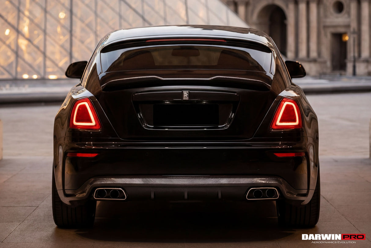 DarwinPRO 2016-2020 Rolls-Royce Wraith BKSS Style Carbon Fiber Roof Spoiler