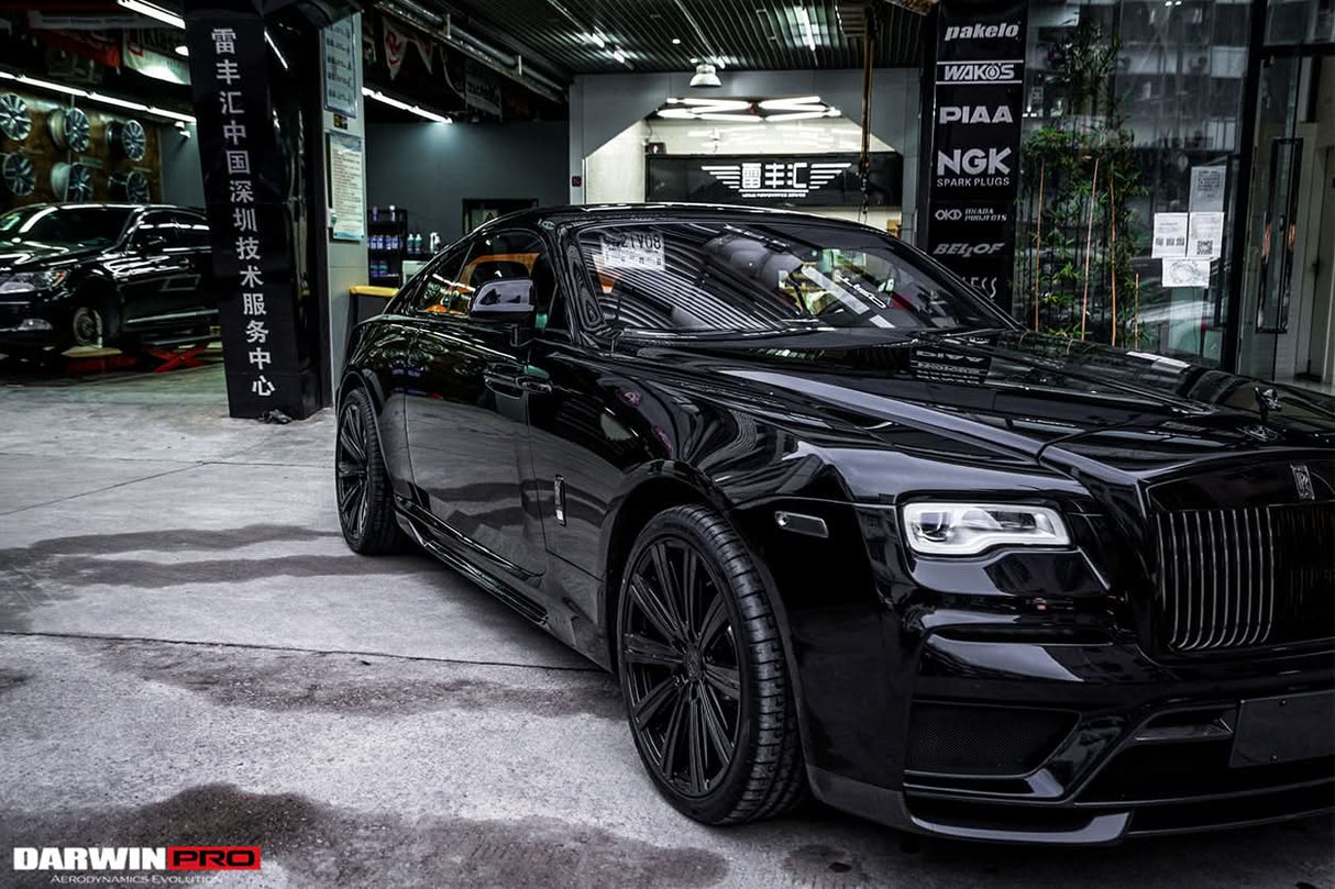 DarwinPRO 2016-2021 Rolls-Royce Wraith BKSS Style Carbon Fiber Side Skirts