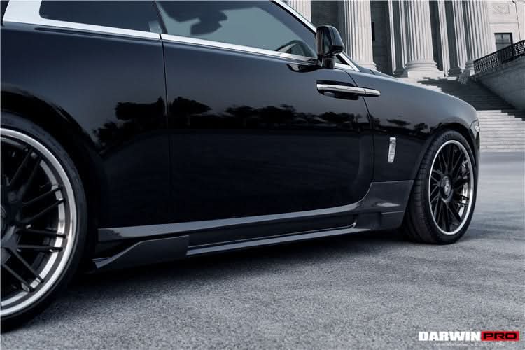 DarwinPRO 2016-2021 Rolls-Royce Wraith BKSS Style Carbon Fiber Side Skirts