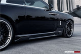 DarwinPRO 2016-2021 Rolls-Royce Wraith BKSS Style Carbon Fiber Side Skirts