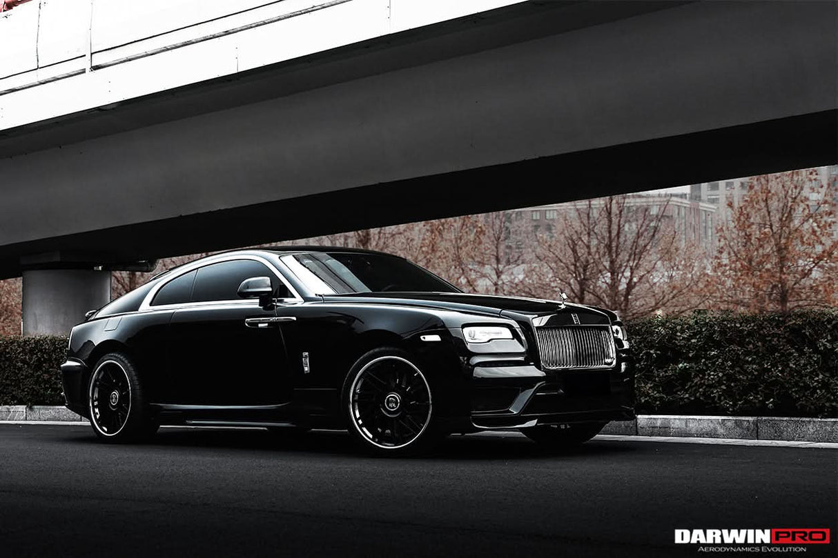 DarwinPRO 2016-2021 Rolls-Royce Wraith BKSS Style Carbon Fiber Side Skirts