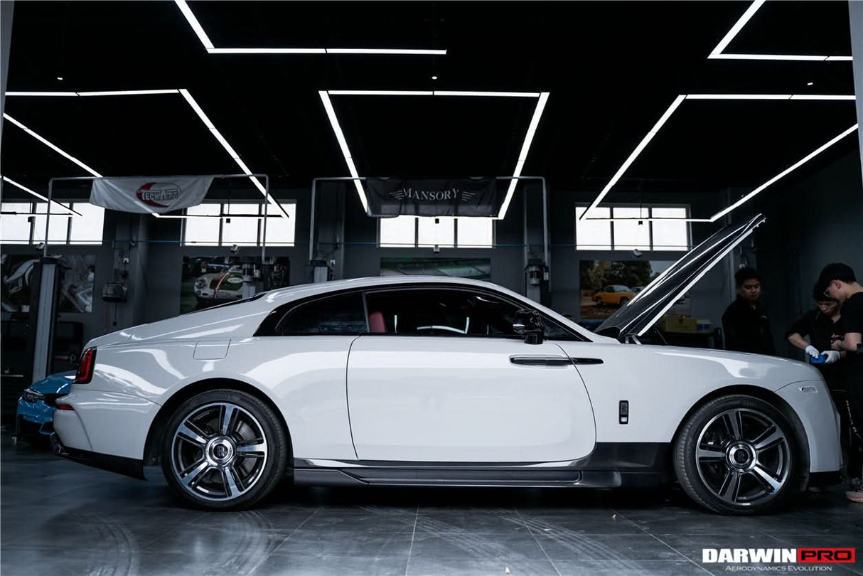 DarwinPRO 2016-2021 Rolls-Royce Wraith BKSS Style Carbon Fiber Side Skirts