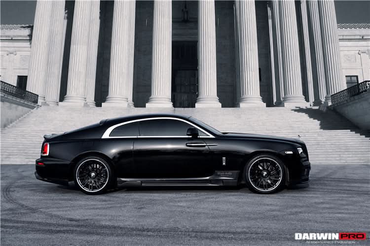 DarwinPRO 2016-2021 Rolls-Royce Wraith BKSS Style Carbon Fiber Side Skirts