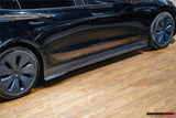 2017-2026 Tesla Model 3 IMP Performance Carbon Fiber Side Skirts | Fits Model 3, Model 3 Highland RWD AWD, Performance