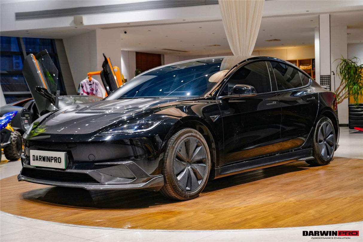 2017-2026 Tesla Model 3 IMP Performance Carbon Fiber Side Skirts | Fits Model 3, Model 3 Highland RWD AWD, Performance